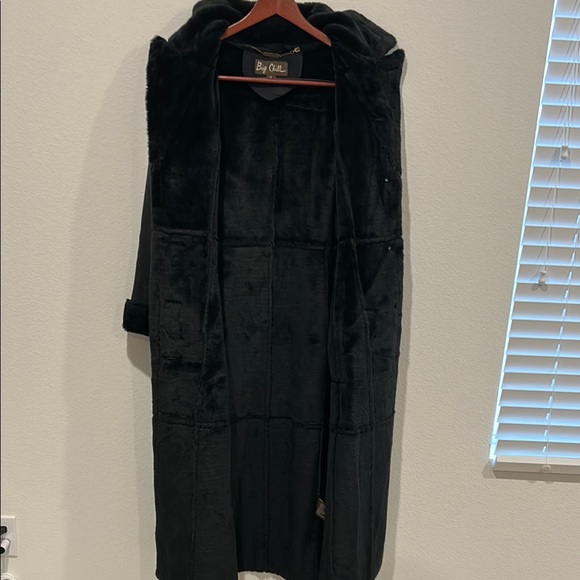 Vintage The Big Chill Elegant Black Trench Coat - Picture 6 of 12